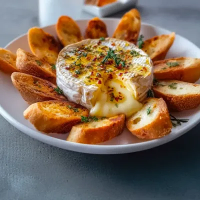 Camembert Rôti au Miel et Thym : Recette Gourmande