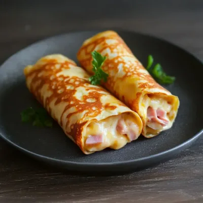 Crêpes Jambon-Fromage Ultra Fondantes