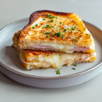Croque-Monsieur Classique : Recette Facile et Savoureuse