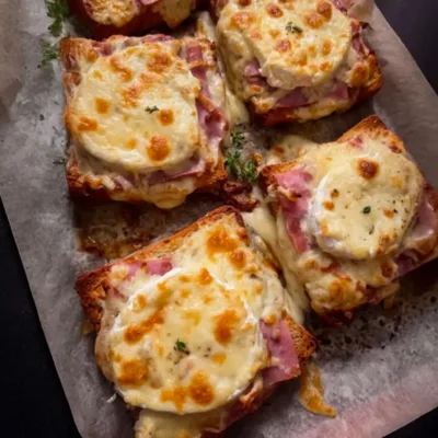 Croque-Monsieur au Chèvre et Lardons Savoureux