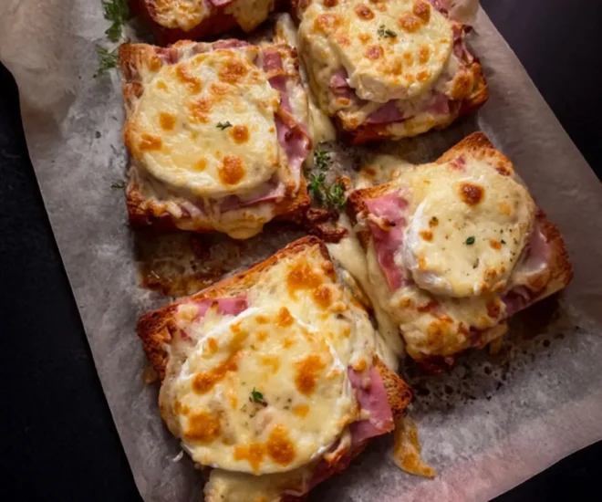 Croque-Monsieur au Chèvre et Lardons Savoureux