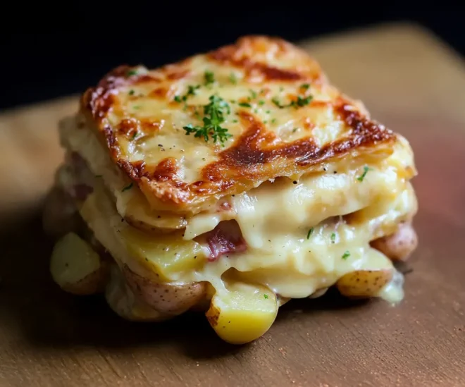 Croque Tartiflette : le croque-monsieur montagnard fondant au reblochon