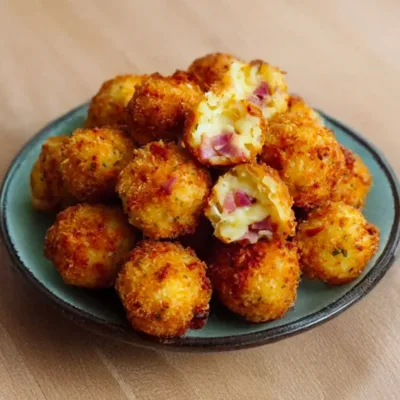 Croquettes croustillantes au Reblochon et jambon