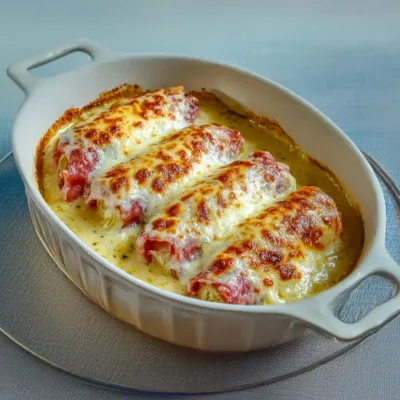 Endives au jambon gratinées à la béchamel