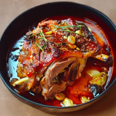 Épaule d’Agneau Confite au Four : Recette Savoureuse