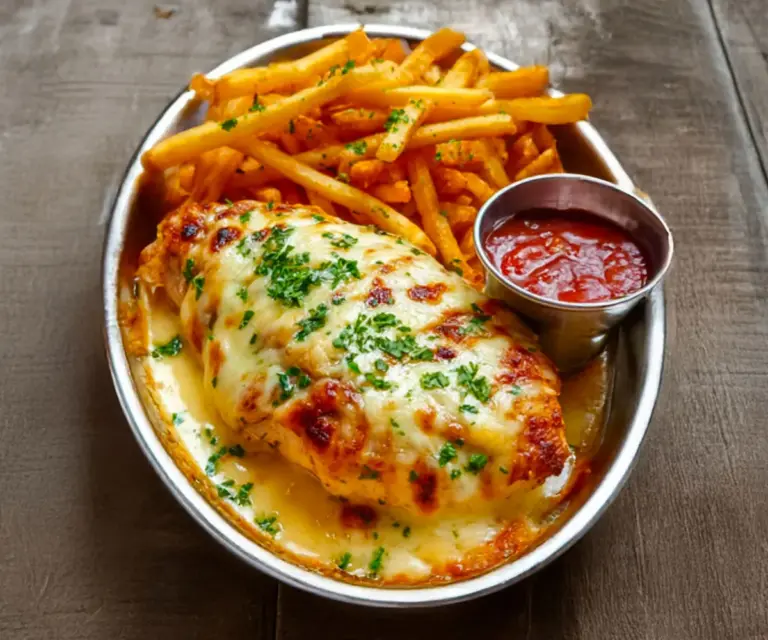 Fondant de Poulet au Maroilles et Frites Croustillantes : Le Nord dans votre assiette