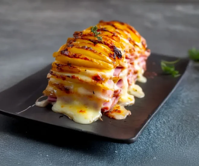 Gâteau de Pommes de Terre Façon Cordon Bleu – Fondant, Gratiné et Ultra-Gourmand