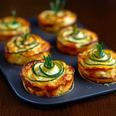 Mini Gratins de Courgettes au Chèvre : Délice d'Été