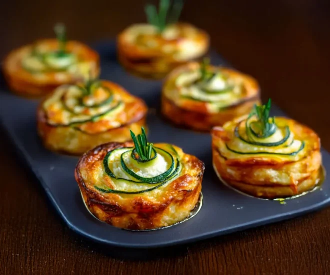 Mini Gratins de Courgettes au Chèvre : Délice d'Été