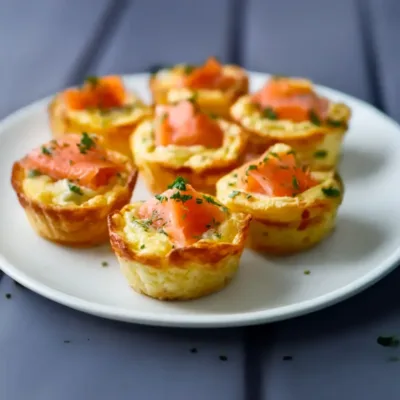 Mini Quiches au Saumon Fumé : Élégance et Saveurs