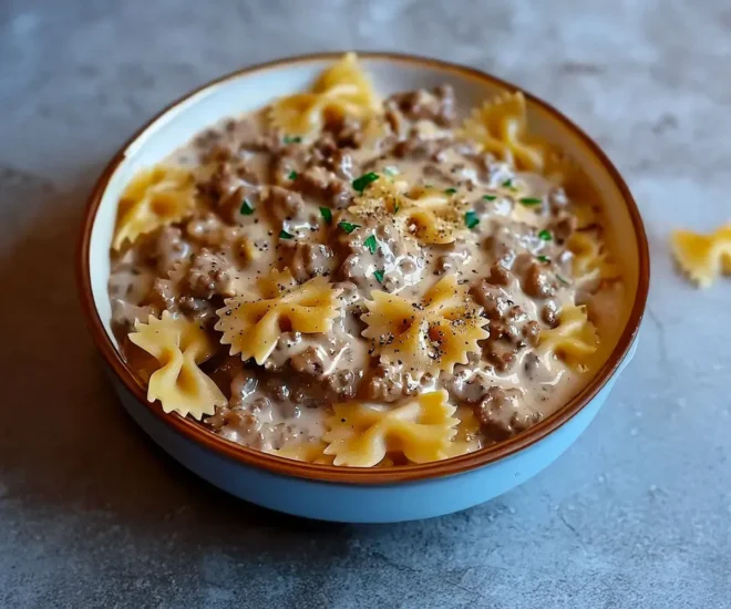 Pâtes Crémeuses à la Viande : Le Dîner Réconfortant en Moins de 30 Minutes 🍝