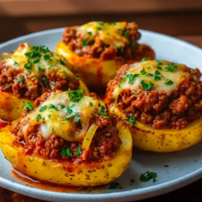 Pommes de Terre Farcies à la Viande : Un Plat Réconfortant