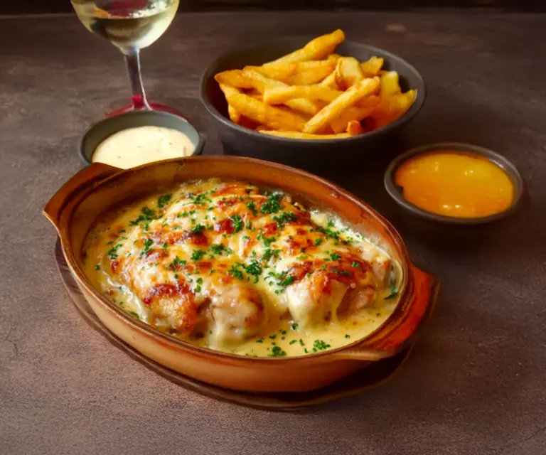 Poulet au Maroilles Gratiné : La Recette du Nord qui Fait Fondre ! 🧀🍗