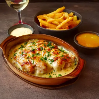 Poulet au Maroilles Gratiné : Recette Gourmande du Nord