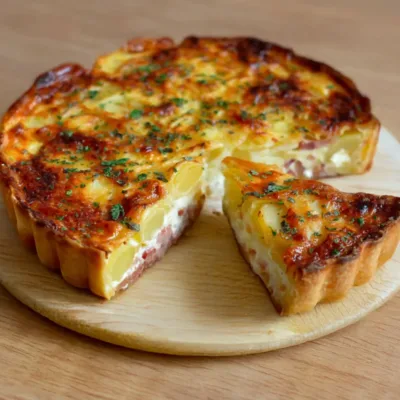 Quiche Montagnarde Façon Raclette : Réconfort en Famille