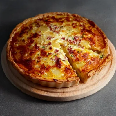 Quiche Savoureuse aux Pommes de Terre et Fromage