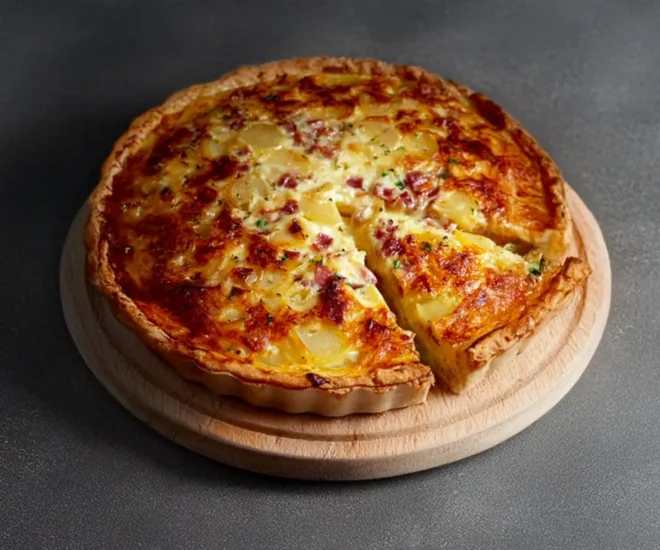 Quiche Savoureuse aux Pommes de Terre et Fromage à Raclette 🧀🥔