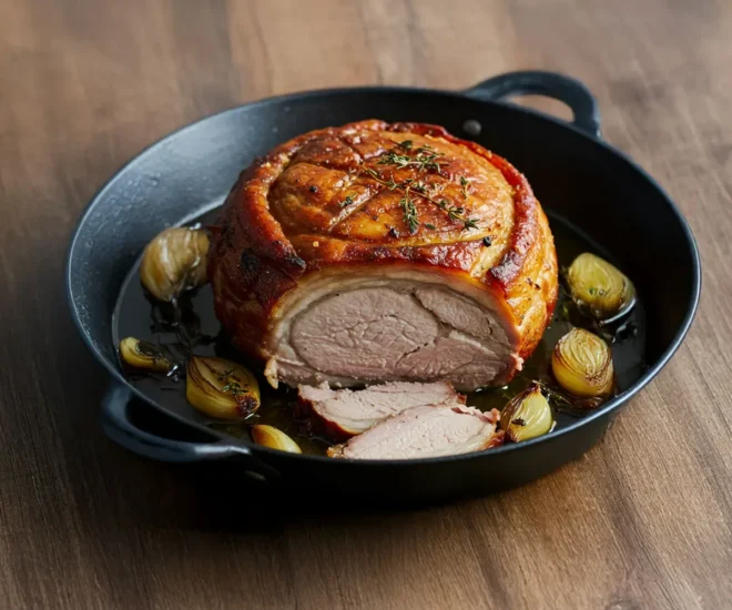 Rouelle de Porc au Cidre et Miel, Délice Automnal 🍂🥘