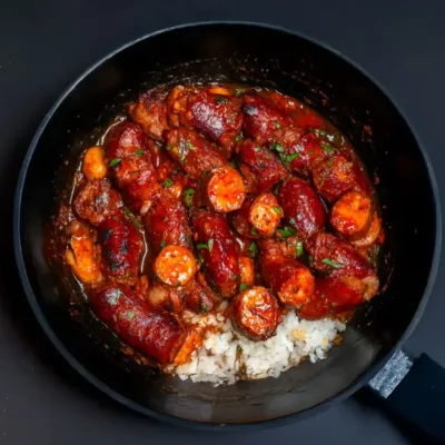 Rougail Saucisse Réunionnais : Recette Authentique
