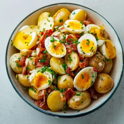 Salade Tiède de Pommes de Terre et Lardons