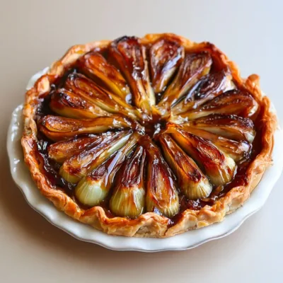 Tarte Tatin Salée aux Endives Caramélisées