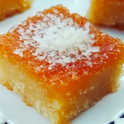 Basboussa à la Noix de Coco : Douceur Orientale