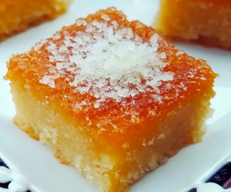 Basboussa à la Noix de Coco : Douceur Orientale à la Texture Fondante