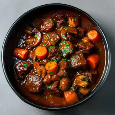 Bœuf Bourguignon Authentique : Recette Réconfortante