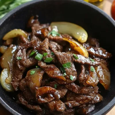 Bœuf Sauté aux Oignons : Recette Rapide et Savoureuse