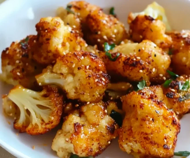🌶️ Bouchées de Chou-Fleur au Miel et Ail Épicé