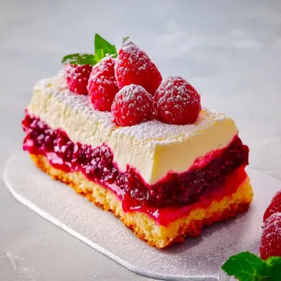 Bûche Gourmande au Mascarpone et Framboises