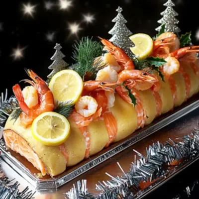 Bûche Salée aux Saveurs de la Mer