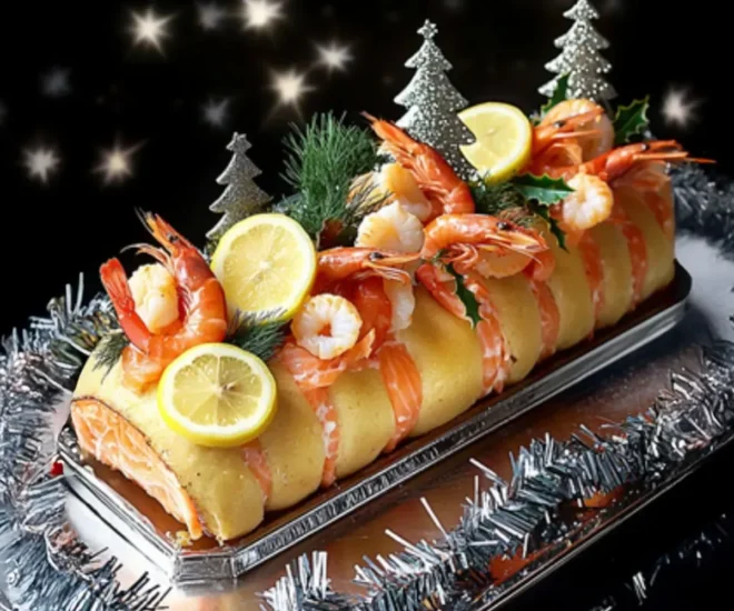 Bûche Salée aux Saveurs de la Mer