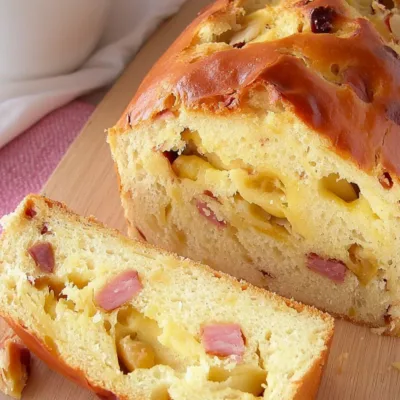 Cake Camembert Lardons : Moelleux et Savoureux !