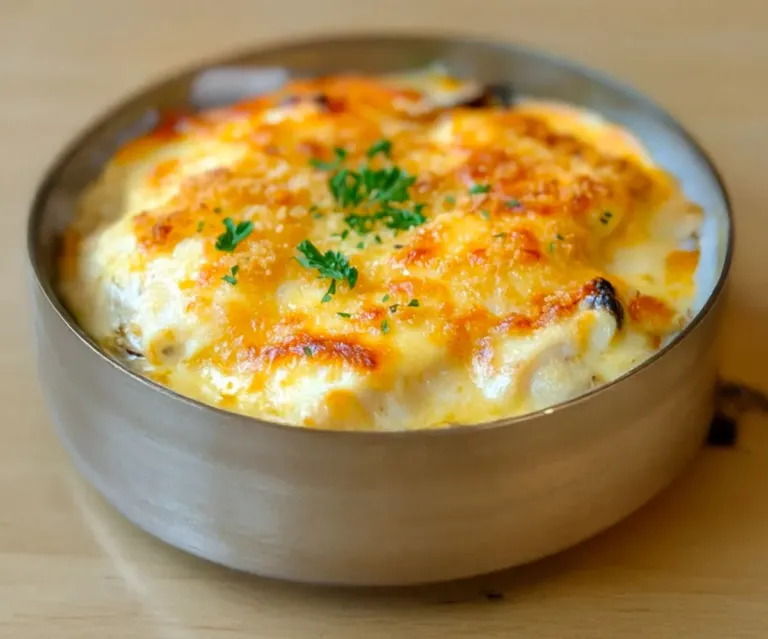 Cassolette de poisson blanc et moules gratinée : un gratin de la mer irrésistible 🐟🦪🧀