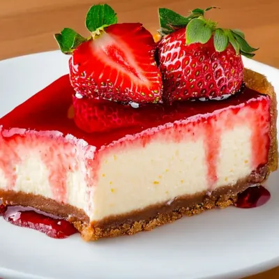 Cheesecake Fraise & Coulis Maison : Un Délice Sucré