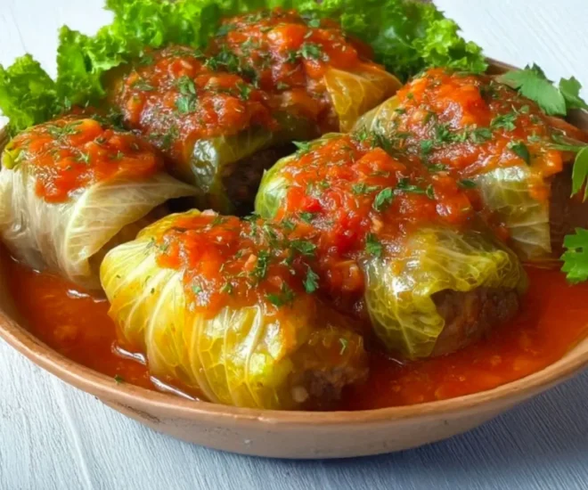 đ„Ź Choux Farcis Ă la Viande et Sauce Tomate Maison