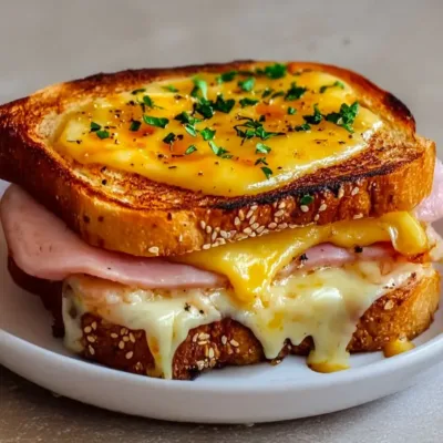Croque-Monsieur Gourmand : Un Délice Fondant