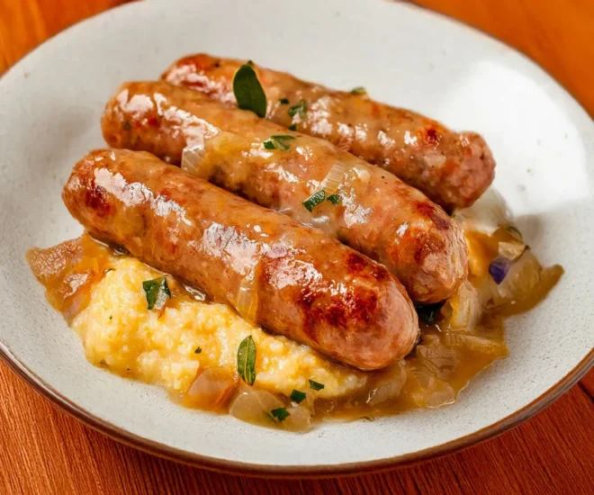 Diots Savoyards au Vin Blanc et Oignons Fondants