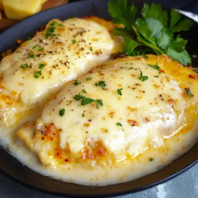Escalope de Poulet Gratinée à la Moutarde