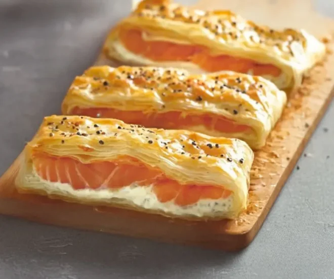 🥐 Feuilletés au Saumon et Fromage : Une Entrée Chic et Facile