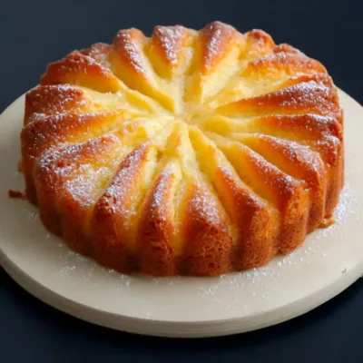 Gâteau Madeleine aux Pommes Moelleux et Doré