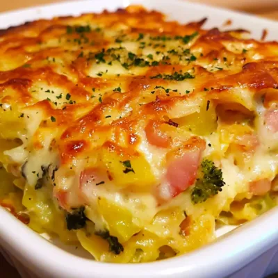 Gratin de Courgettes, Jambon et Riz : Recette Facile