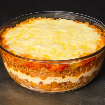 Gratin de Purée de Pommes de Terre et Viande Hachée
