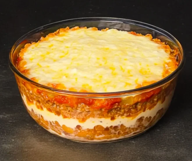Gratin de Purée de Pommes de Terre et Viande Hachée