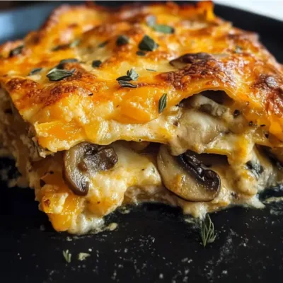 Lasagnes à la Courge Butternut et Champignons