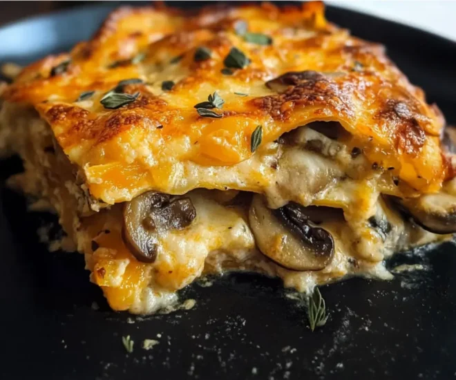Lasagnes à la Courge Butternut et Champignons : Crémeuses, Fondantes et Pleines de Saveurs Automnales 🍂