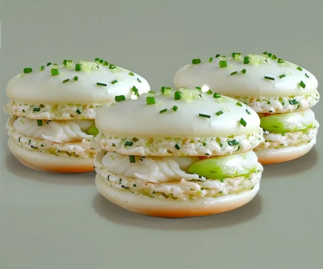 Macarons Crabe & Citron Vert đŠđ : L’ĂlĂ©gance SalĂ©e en BouchĂ©es Gourmandes