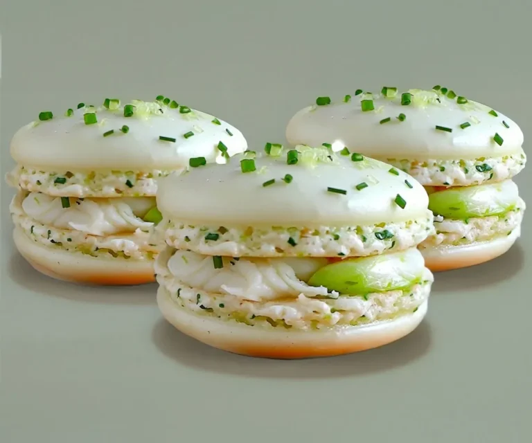 Macarons Crabe & Citron Vert : ĂlĂ©gance SalĂ©e