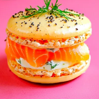 Macarons Saumon Gravlax & Aneth : Élégance en Bouchée